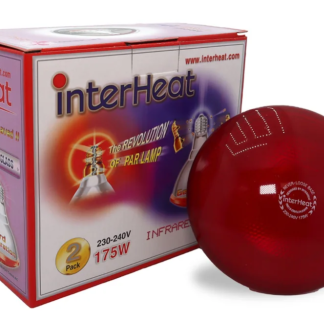 Interheat RED Bulb 175W  *now sold only by 2's*