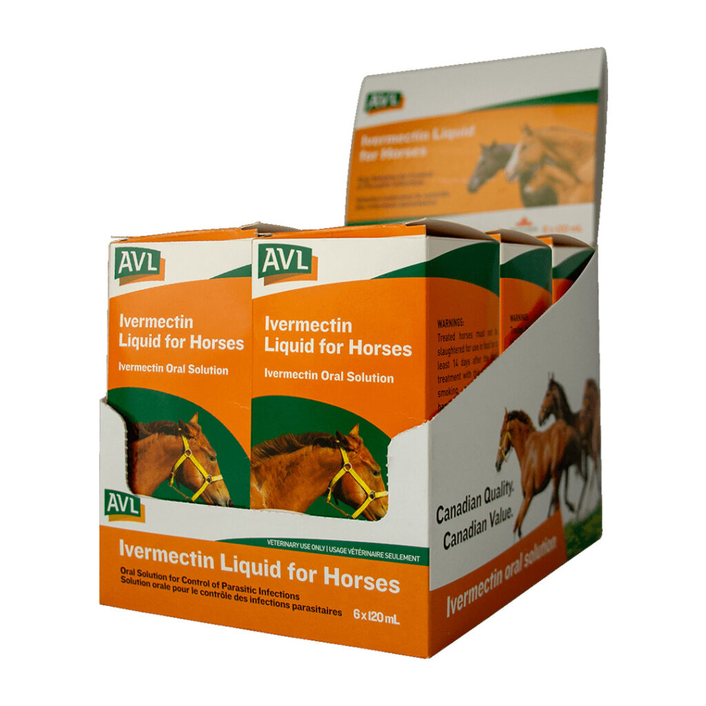 AVL Oral Solution Horse Wormer 120ml Pharmbarn Animal Health Warehouse